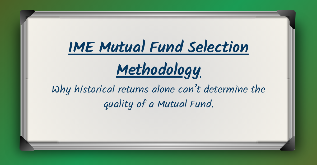IME Mutual Fund Selection Methodology